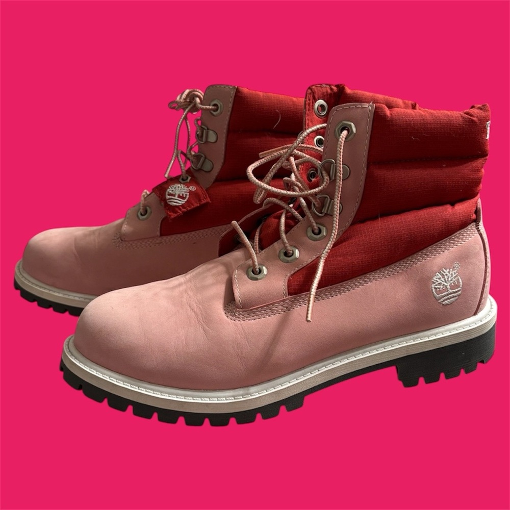 Timberland Women's Two-Tone Combat Boots
